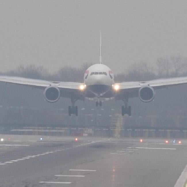 Fog causes disruptions to UK flights for second day