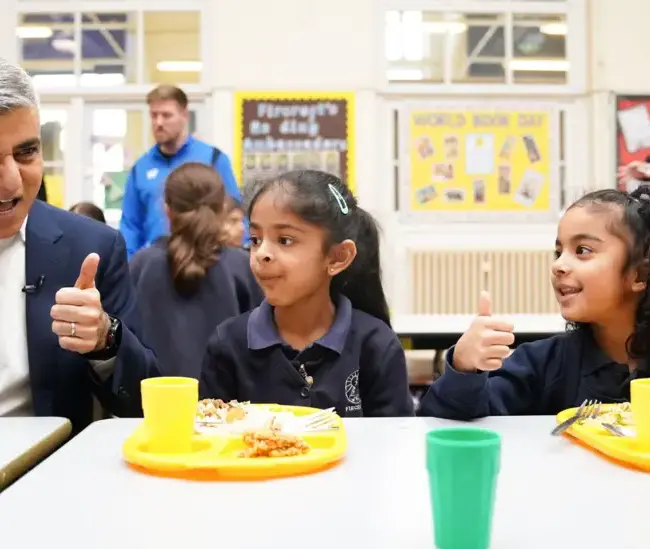 Free school meals as long as I am mayor says Khan