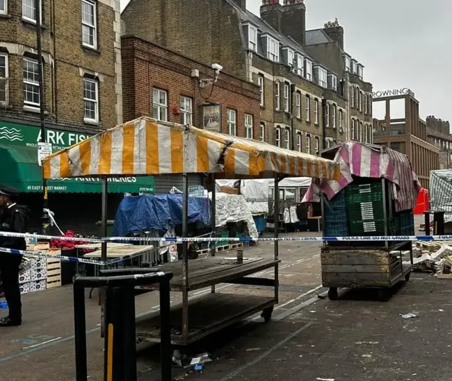 Ch Supt Seb Adjei-Addoh, who leads the Met's policing in Southwark, described what happened as "horrific", and thanked members of the public who helped officers at the scene. "There will be an increased policing presence in the Walworth area as we work alongside our partners to provide reassurance to local people and small businesses operating in East Street," he added. “Lastly, we are aware of posts circulating on social media, implying that this was a terrorist incident. Our inquiries indicate this is not the case and we ask the public not to speculate.” The force urged anyone with information to call 101, or to contact CrimeStoppers anonymously.